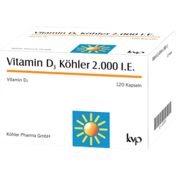 Vitamin D3 Köhler 2.000 I.e. Kapseln 120 St