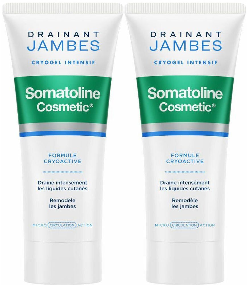 Somatoline Cosmetic® Amincissant Drainant Jambes 2x200 ml gel(s)