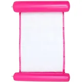 Tolletour - Aufblasbare Wasserhängematte. Zusammenklappbar Aufblasbares Schwimmbett 4 in 1 Schwimmmatratze Strandmatte für Wasserspaß Rosa