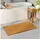 vidaXL Badematte Uni Braun 100 x 53 cm