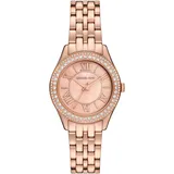 Michael Kors Quarzuhr MICHAEL KORS "MINI HARLOWE" Armbanduhren goldfarben (roségoldfarben) Damen Armbanduhr, Damenuhr, Edelstahlarmband, analog