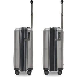 pactastic Collection 01 Cabin Trolley 4-Rollen 55 cm / 41 l grau/coffee metallic taupe