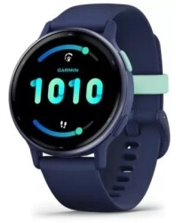 Produktbild  vívoactive 5 Königsblau/Blau Metallic mit Schnellwechsel-Silikon-Armband 
