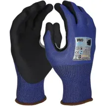 Pro Fit Schnittschutzhandschuhe Schnittstop Pro Größe 10 blau/schwarz EN 388 PSA II