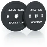 ATLETICA High Temp Bumper Plates | Paar | Aus recyceltem Gummi Größe 2x 5kg