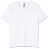 KINDER T-SHIRT FRUIT OF THE LOOM VALUE 128 140 152 164 152,Weiß 152,Wei? - 152