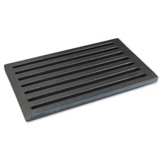 GRILLROSTPROFI Ascherost - Feuerrost - Kohlerost - Kaminrost in Premium-Qualität, Gusseisen, 14 x 24 cm