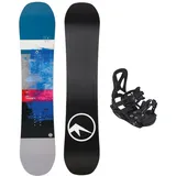 TRANS Junior Snowboard Set FE 140 cm Blau + Eco Pure Bindung