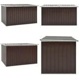 Vidaxl - Gartenbox Braun 171 x 99 x 93 cm - Gartenbox - Stahlausführung - Auflagenbox - Gartendekoration - Gartenorganisation - Home & Living