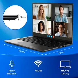 Medion Avantum 14 E1e Intel Celeron N4500 8 GB RAM 128 GB Flash Win11 Home S-Modus MD600036