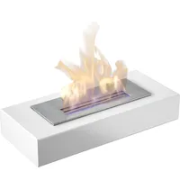 Kratki Tischkamin INDIA weiß