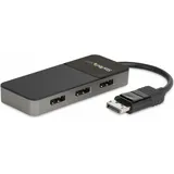 Startech StarTech.com 3-Port Multi-Monitor DisplayPort 1.4 Splitter, Dreifach 4K Computer MST Hub USB Betrieben, nur Windows (MST14DP123DP)