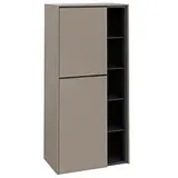 Villeroy & Boch Subway 3.0 Mittelschrank C59802VM 57,4x120x36,2cm, Schanier links/Griff monochrom, taupe