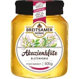Breitsamer Honig Akazie flüssig 500g - Unvergleichlich milder und lieblicher Akazienhonig handwerklich geimkert, im praktischen Klappdeckel (1 x 500g)