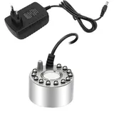 ZVD- 12 LED-Nebelmaschine für Zimmerbrunnen, Nebelmaschine für kleine Teiche, Luftbefeuchter – perfekt für Wasserbrunnen, Teich, Halloween,