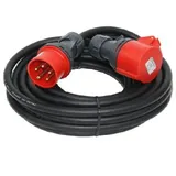 CEE Starkstromkabel 40m 32A CEE-Verlängerung Verlängerungskabel H07RN-F 5x6mm2