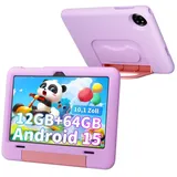 Blackvie Tab 20 Kids 10.1" Lila Tablet, Google Kids Space, 4GB RAM+64GB ROM, Android 15 WiFi Tablet für Kind mit Kindgerechte Hülle und Stift, 66... - Blau