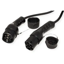 Roline E-Auto Ladekabel Typ2, 1-phasig, 250VAC (1P+N+E), 32 A, 7,4 kW, 5 m