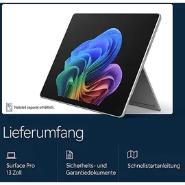 Microsoft Surface Pro 12 Copilot+ PC Snapdragon X2 Plus 16 GB RAM 512 GB SSD Platin EP2-73259