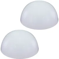 ETC Shop Solarleuchte Halbkugel Kugelleuchte Solar Außen Gartendeko Halbkugel,