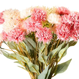 Beliani Künstlicher Blumenstrauß SILVEIRA 60 cm Rosa