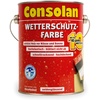 consolan wetterschutzfarbe schwedenrot 2,5 liter