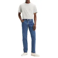 Levi's 502 Taper Jeans, Stonewash Stretch, 38W / 32L