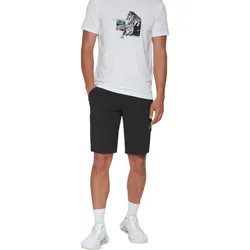 Mammut Wanderhose Hiking V Short (UV-Schutz, 4-Wege-Stretch) kurz schwarz Herren