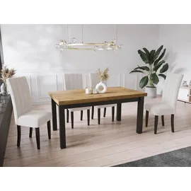 WFL GROUP Lancelot 120 x 80 cm braun