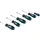 Makita Schraubendreher-Satz E-10528 6-tlg. schwarz/blau