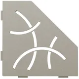 Schlüter Systems SHELF-E-S2 Wand-Ablagesystem Curve Aluminium grau