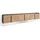 SKRAUT HOME Lowboard 309x50 cm Eiche Schwarz Holzwerkstoff