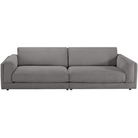 Jette Home Big Sofa aus Cord Rommy ¦ grau ¦ Maße (cm): B: 294 H: 85 T: 150