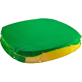 Buri Sandkastenabdeckung 150x150cm mit Gummis grün