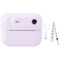 Sofortdruckkamera, 48MP 1080p HD 6X Zoom Kids Instant Digitalkamera mit MP3 -Spielfunktionen 20 Frames 5 Filter für Geburtstags (Purple)