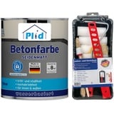 Plid Betonfarbe 0,75L Silbergrau - für ca. 8m2 / Bodenbeschichtung Bodenfarbe Sockel