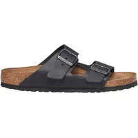 Birkenstock Arizona SFB Natural Leather, Oiled black Größe: 36