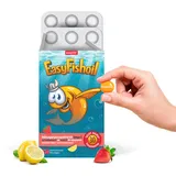 EasyFishoil Omega 3 Jelly Für Kinder mit D3 für 30 Tage Soft Jelly Fischöl Hochdosiert, Omega 3 Kinder mit Vitamin D, reines Fischöl Omega-3 für Kinder, mit Halal Zertifikat, Omega 3 KIDS