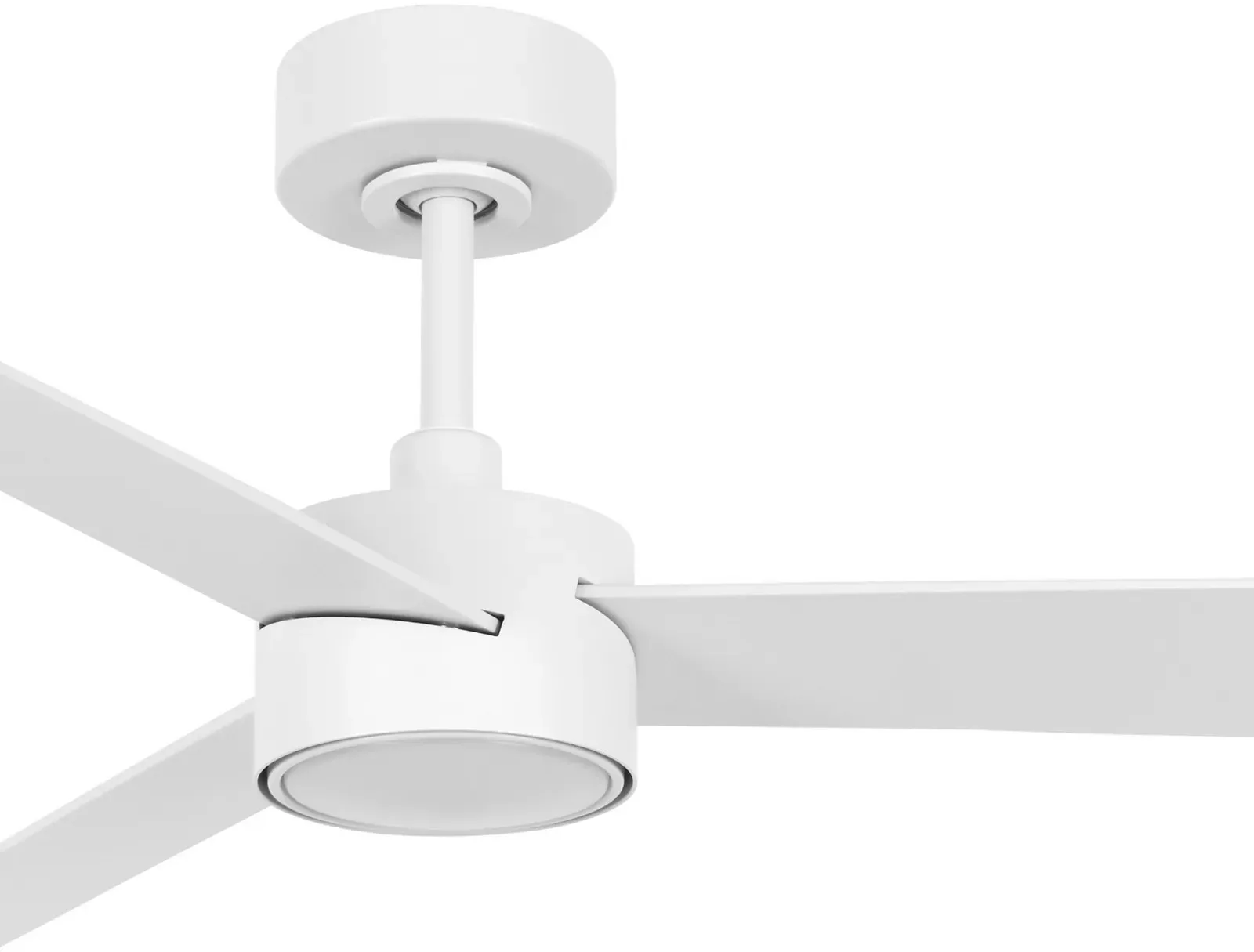 Climate IV Deckenventilator mit Licht, weiß, leise - Beacon Beacon Lighting, Climate IV, dimmbar, Weiß, für Wohnzimmer, Kunststoff, Modern - 31.5
