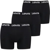Levi's Repeat Logo Boxershorts Schwarz S 3er Pack