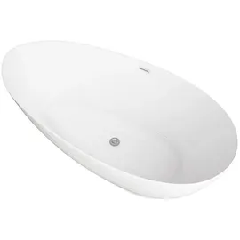Home Deluxe DELIA freistehende Badewanne 180 x 90 cm (1-tlg) - Füllmenge: 270 l