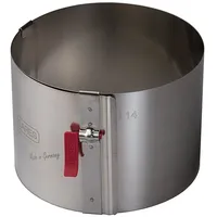 LARES Tortenring mit Klemmhebel - 10-18cm Ø, 10cm hoch