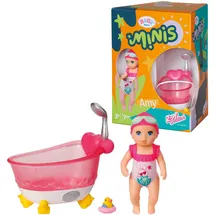BABY BORN Puppenbadewanne Badewannen-Spielset mit Minis-Puppe Amy mehrfarbig 906101