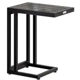CASARIA Beistelltisch 50 x 40 x 66 cm Schwarz