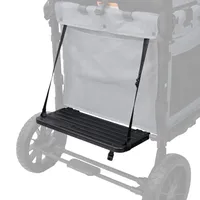 WONDERFOLD Buddy Board Wagon Kinderwagen Stehbrett - Aufstellaufsatz mit rutschfester Oberfläche für Kleinkinder, leicht zusammenklappbar (kompatibel mit W2-Modellen)