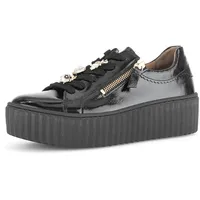 Gabor Sneaker Low Damen Schwarz/Gold 39
