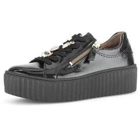 Gabor Sneaker Low Damen Schwarz/Gold 39