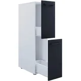 VCM Badmöbel Nischenschrank Maße: H. 110 x 50 cm stehend, Badezimmer, Badezimmerschränke, Midischränke