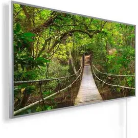 könighaus infrarot KÖNIGHAUS Panorama Infrarotheizung 1200W - Dschungelbrücke mit Smart-Thermostat und App