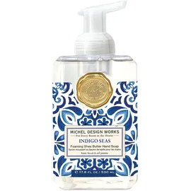 Michel Design Works INDIGO SEAS Foaming Soap, Schaumseife (530 ml) Meereluft und Jasmin
